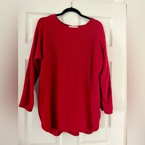 Michael Kors Red Crew Neck Sweater Sz L